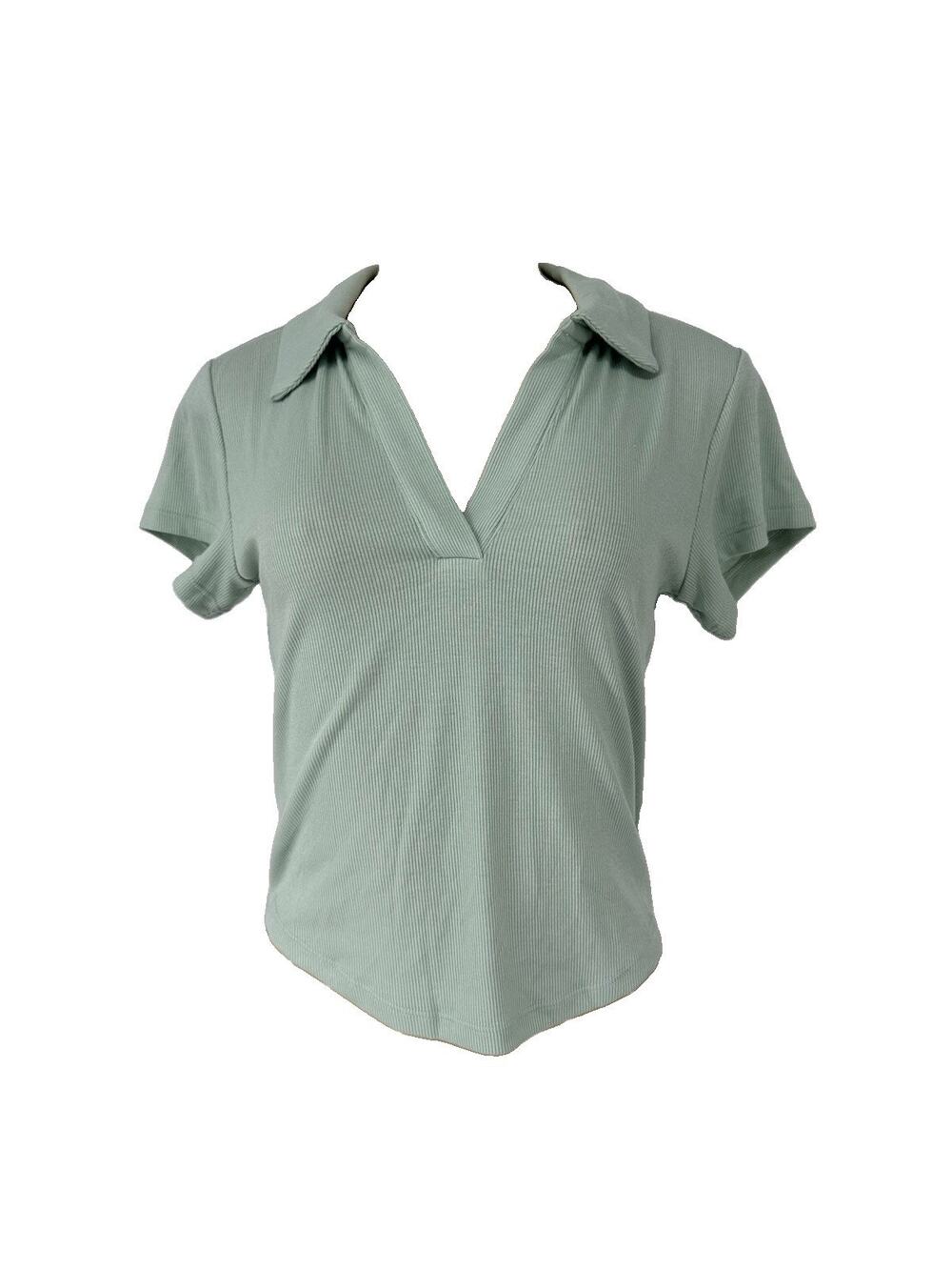 NEW Old Navy Small Women Pullover Go Dry Ultralite Cropped Top Ribbed 3-6